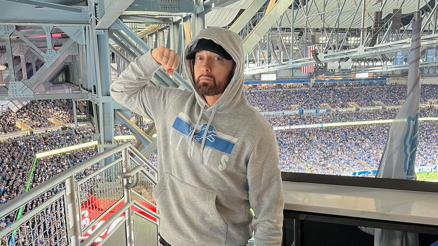 Eminem beim Spiel der Detroit Lions, Oktober 2023
