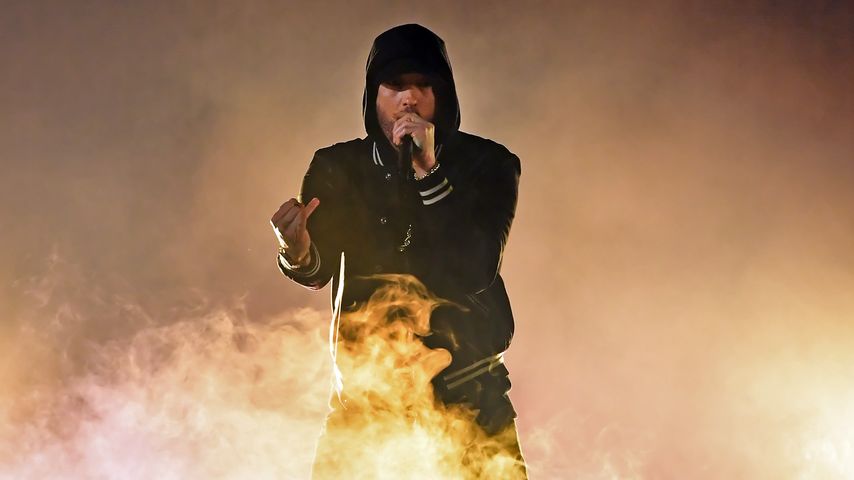 Eminem bei einem Konzert in Inglewood im März 2018
