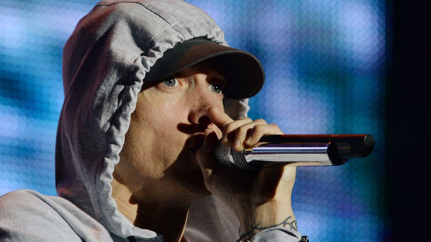 Eminem beim Konzert in Saint-Denis im August 2013