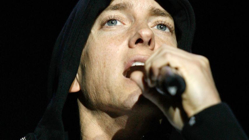 Eminem gibt ein Konzert in New Orleans im Oktober 2009