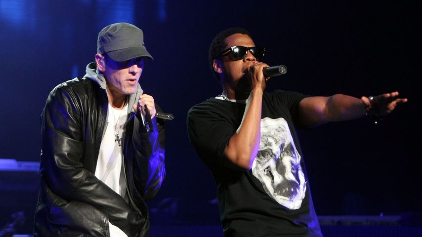 Eminem und Jay-Z im Jahr 2009