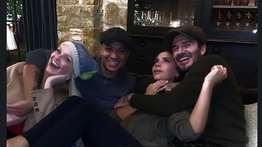 Emma Bunton und Vic Beckham genießen spaßiges Doppel-Date
