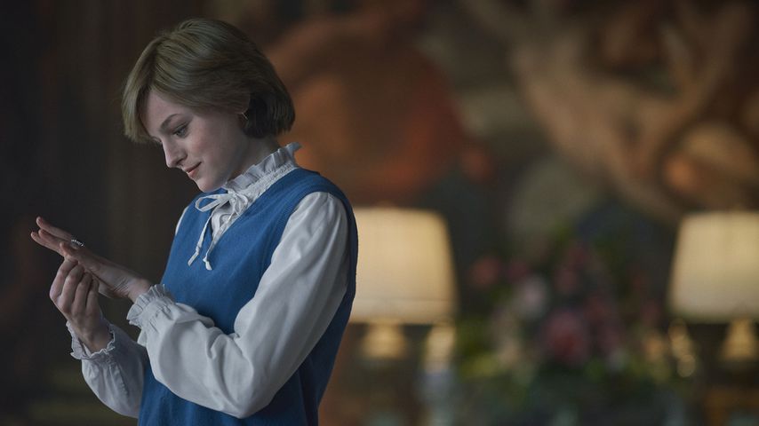 Emma Corrin als Prinzessin Diana in "The Crown"