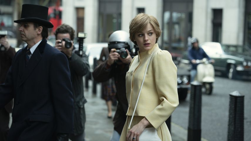 Emma Corrin als Prinzessin Diana in "The Crown"