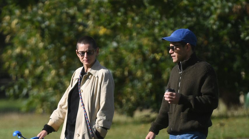 Emma Corrin und Rami Malek im September 2023