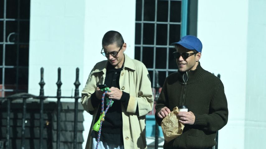 Emma Corrin und Rami Malek im September 2023