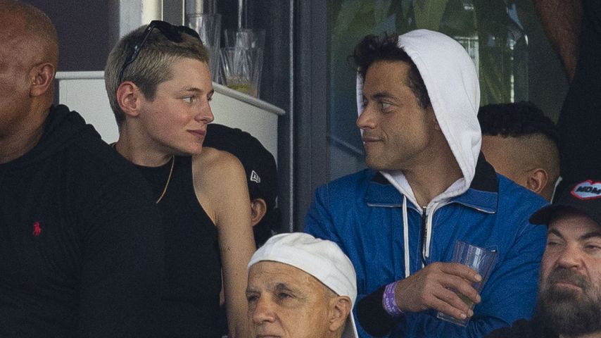 Emma Corrin und Rami Malek im Juli 2023 in London