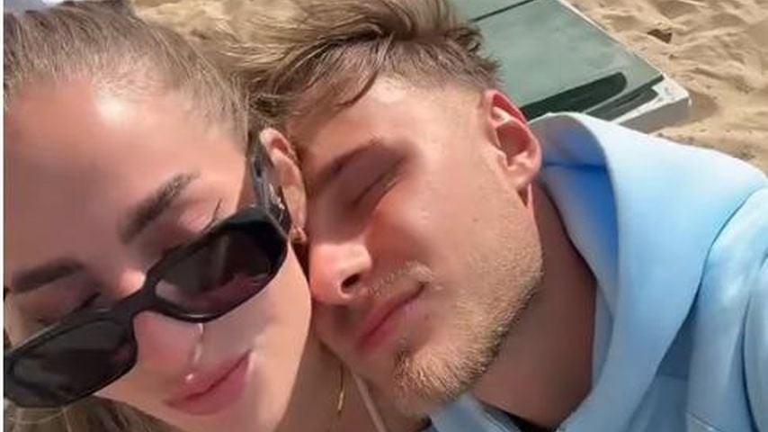 Emma Fernlund und Julius Tkatschenko auf Mallorca, April 2025