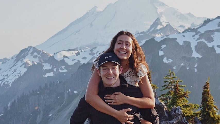 Emma Fuhrmann und ihr Verlobter im Juli 2023