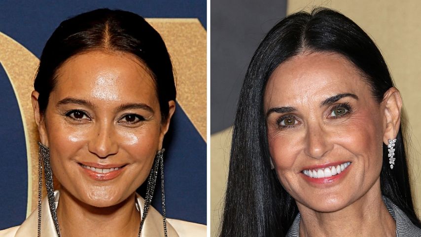 Collage: Emma Heming und Demi Moore