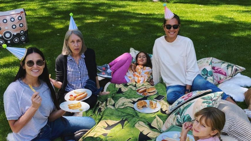 Emma Heming Willis, Demi Moore und ihre Patchwork-Familie, Juni 2020