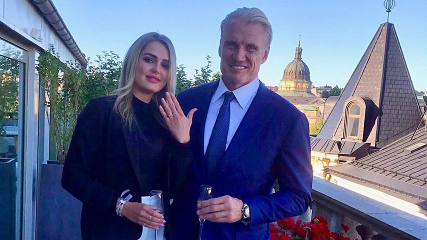 Er ist 62, sie 24: "Rocky"-Star Dolph Lundgren ist verlobt