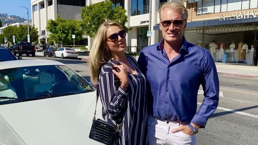 Emma Krokdal und Dolph Lundgren, Juli 2020