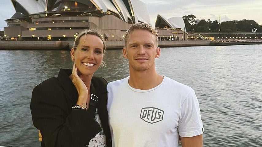 Emma McKeon und Cody Simpson, Januar 2023 in Sydney
