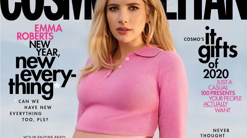 Emma Roberts als erste Schwangere auf Cosmopolitan-Cover