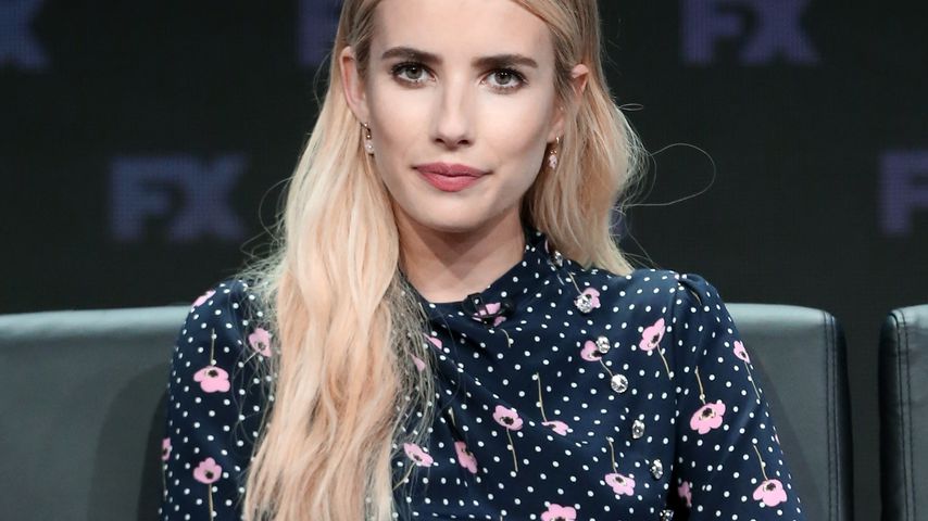 Emma Roberts bei einer Pressekonferenz in Beverly Hills im August 2018
