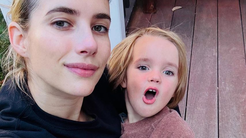 So süß feiert Emma Roberts den Geburtstag von Sohn Rhodes