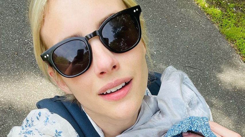 Emma Roberts und ihr Sohn Rhodes, August 2021