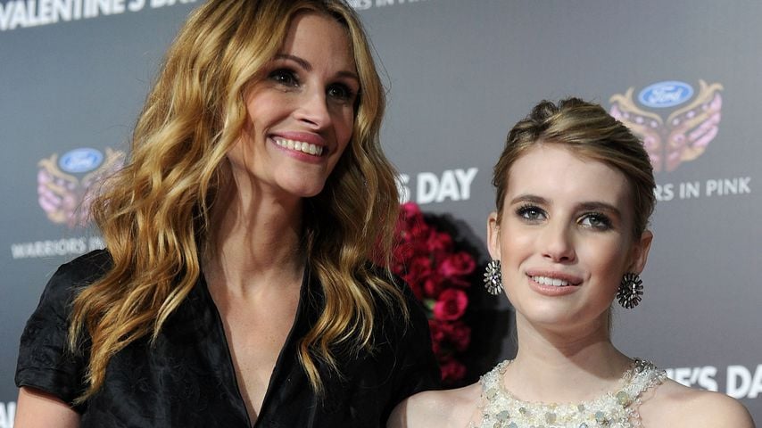 Emma Roberts mit ihrer Tante Julia Roberts