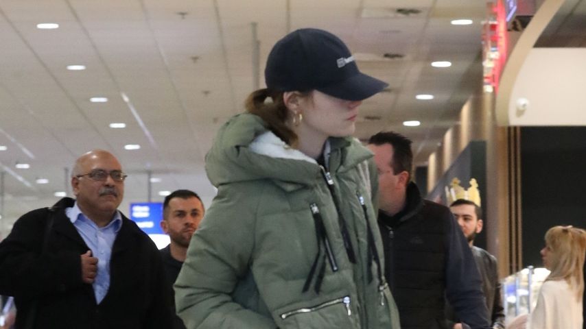 Emma Stone in Athen, Januar 2020