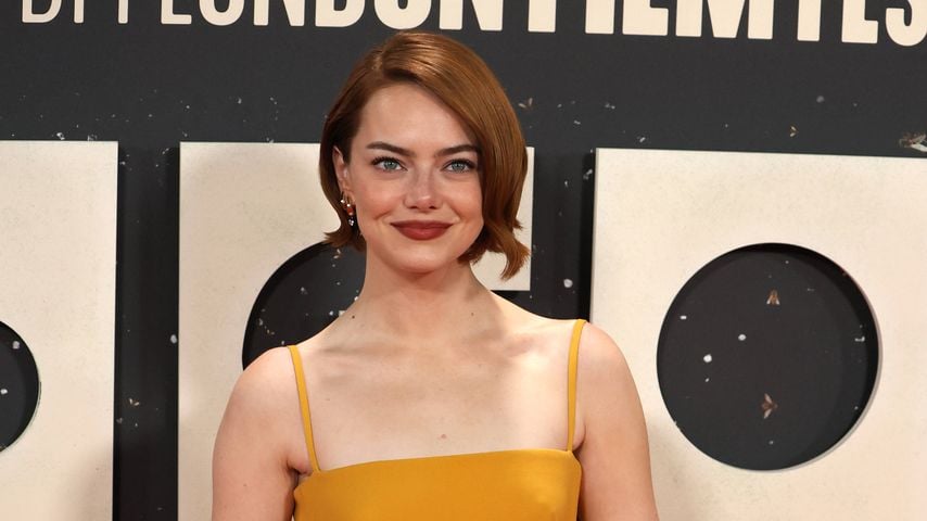 Emma Stone bei der Bugonia-Premiere beim BFI London Film Festival in der Royal Festival Hall