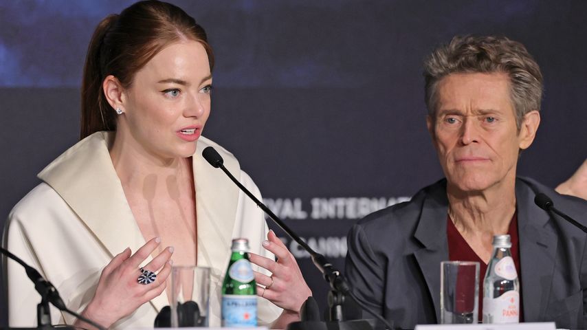 Emma Stone bei der "Kinds of Kindness"-Pressekonferenz 2024