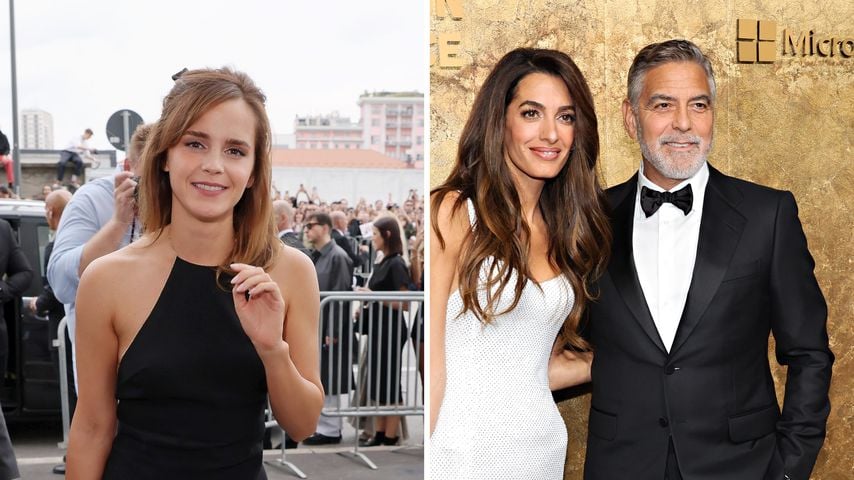 Neue Fotos: Emma Watson besucht Amal und George Clooney