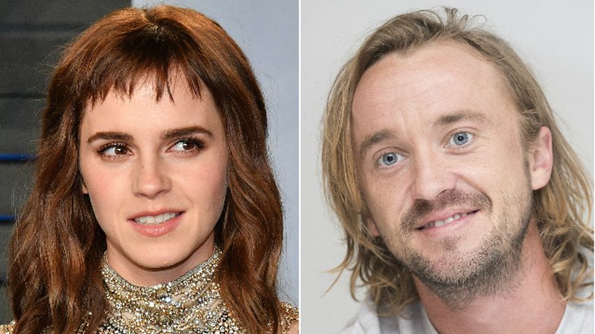 Bei Emma und Tom sprühten am "Harry Potter"-Set die Funken!