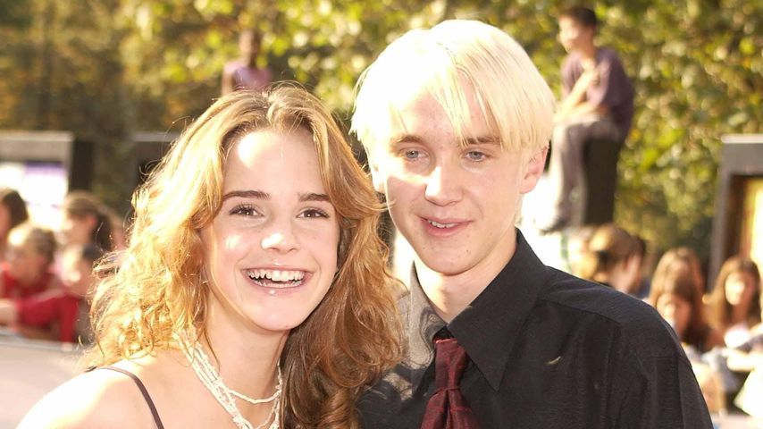 Emma Watson und Tom Felton im Jahr 2003