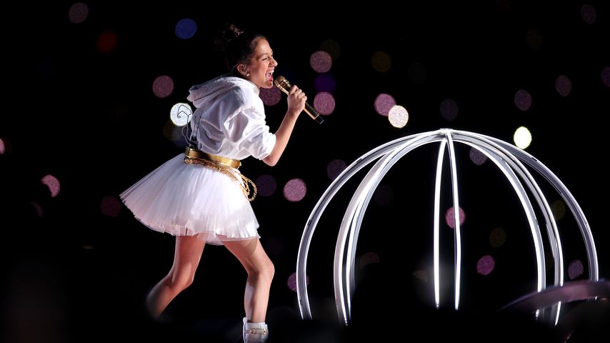 Emme Maribel Muñiz beim Super Bowl 2020