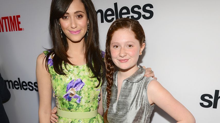 Emmy Rossum und Emma Kenney, 2013
