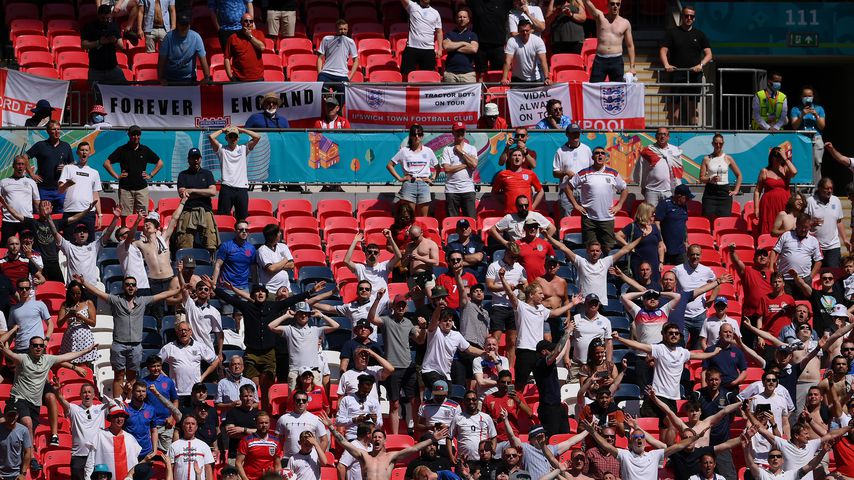 England-Fans beim EM-Spiel gegen Kroatien