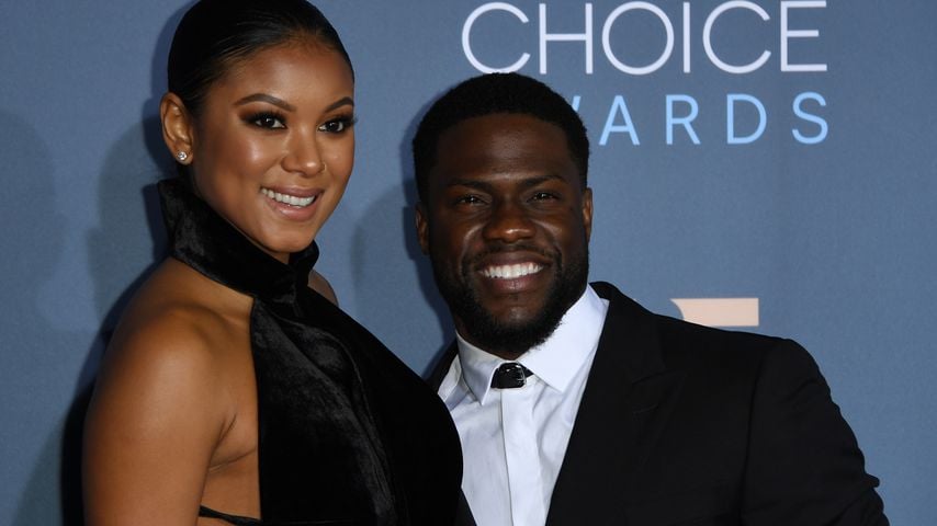 Eniko und Kevin Hart 2016 in Santa Monica
