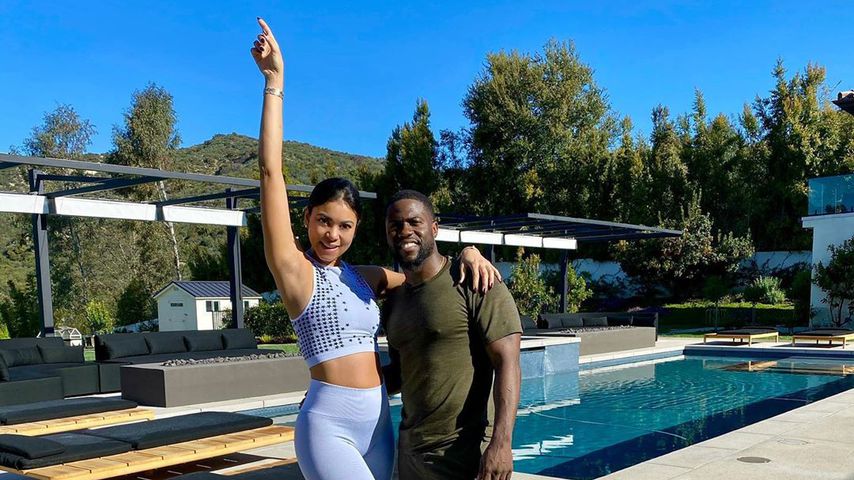 Eniko und Kevin Hart im April 2020