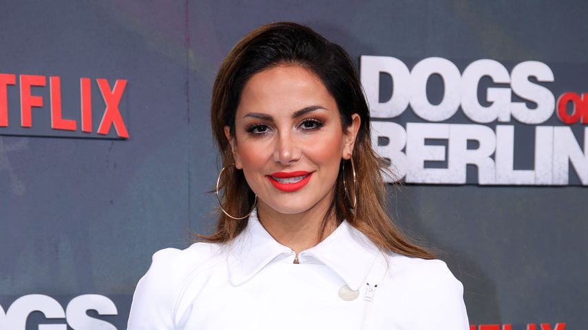 Enissa Amani bei der Premiere der zweiten Staffel von "Dogs of Berlin", 2018