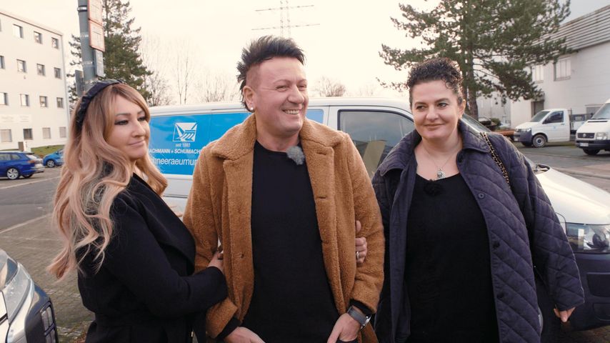 Ennesto Monté und seine beiden Frauen in der Sendung "Wo die Liebe hinfällt"