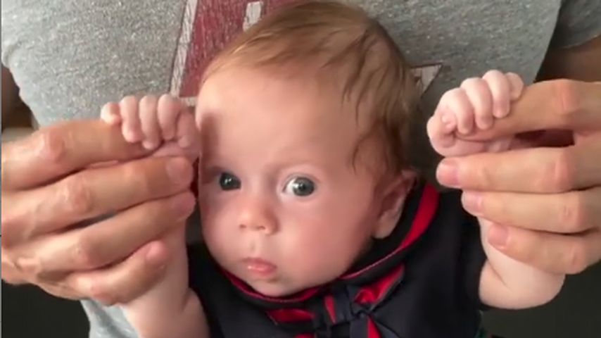Enrique Iglesias mit seiner Tochter Mary, April 2020