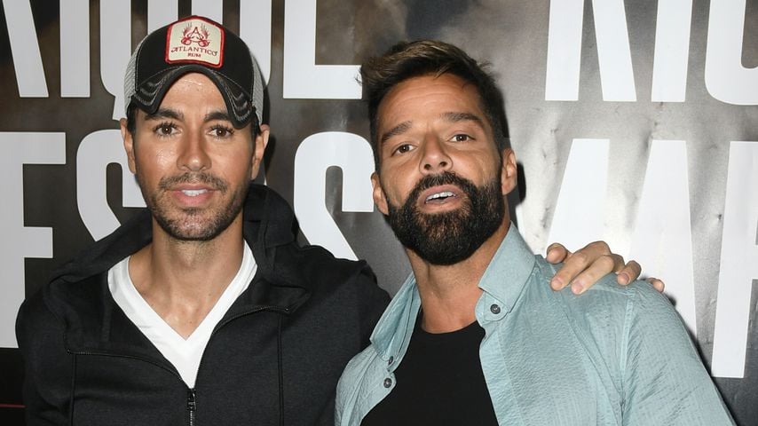 Enrique Iglesias und Ricky Martin im März 2020 in Kalifornien