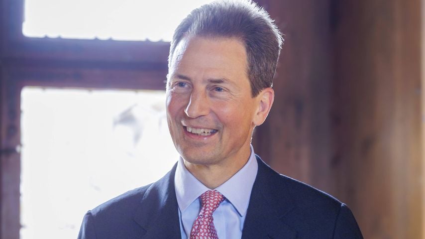 Erbprinz Alois von und zu Liechtenstein bei einem Termin in Vaduz