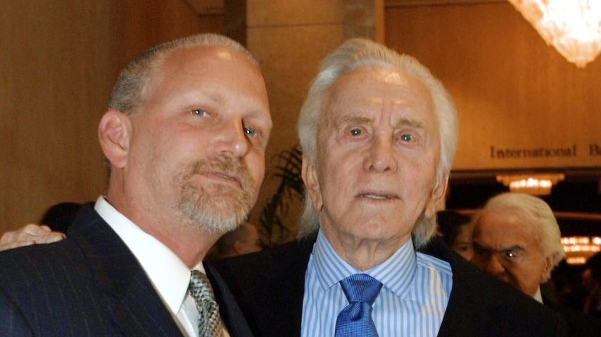 Eric Douglas und sein Vater Kirk Douglas, Schauspieler
