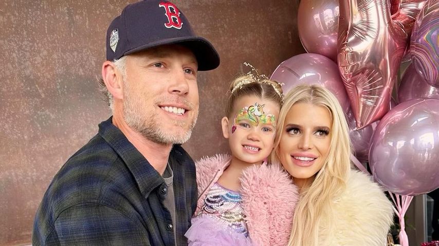 Eric Johnson, Jessica Simpson und ihre Tochter Birdie Mae