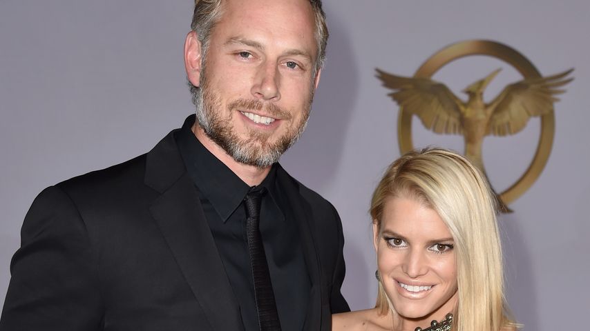 Eric Johnson und Jessica Simpson, November 2014