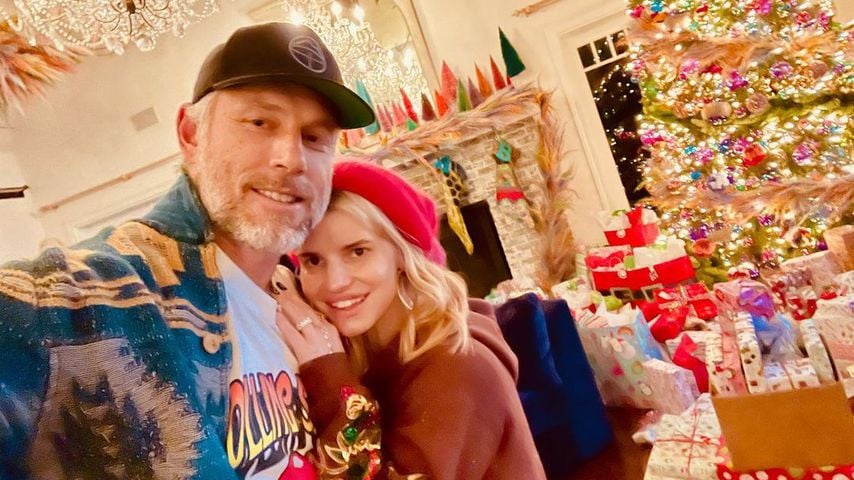 Eric Johnson und Jessica Simpson