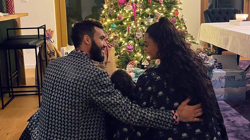 Eric Maxim Choupo-Moting mit seiner Familie, Weihnachten 2020