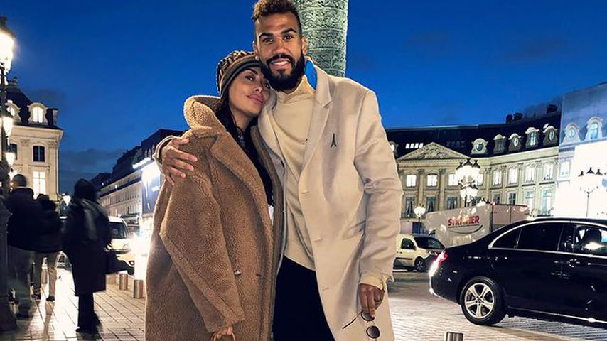 Eric Maxim Choupo-Moting mit seiner Frau Nevin, Dezember 2020
