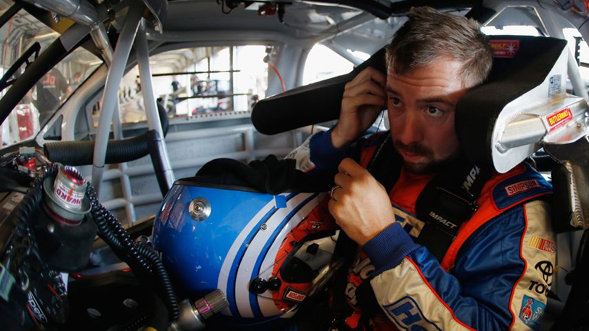 Eric McClure im Jahr 2014 im Cockpit seines Wagens