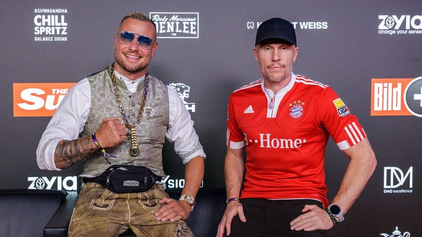 Eric Sindermann und Christian Lell beim Promibox-Event Fame Fighting in der Leverkusener Ostermann Arena im Juni 2026