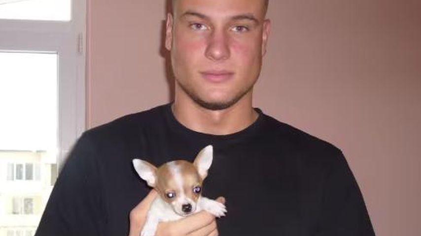 Eric Sindermann und sein Hund Balu