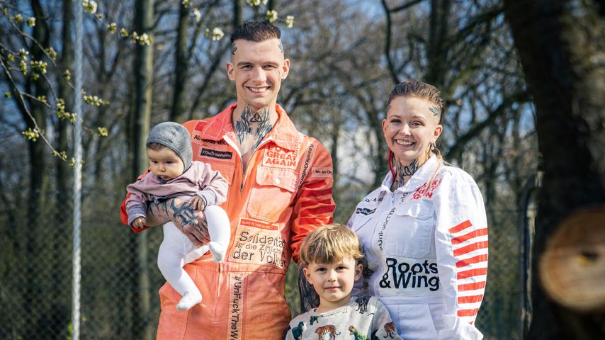 Eric und Edith Stehfest mit ihren Kindern