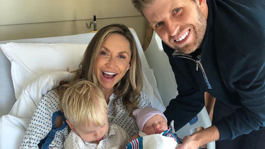Eric und Lara Trump mit ihren Kindern Eric Jr. und Carolina